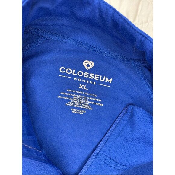 Colosseum University of Delaware royal blue 1/4 zip lightweight pullover - XL - Picture 3 of 6